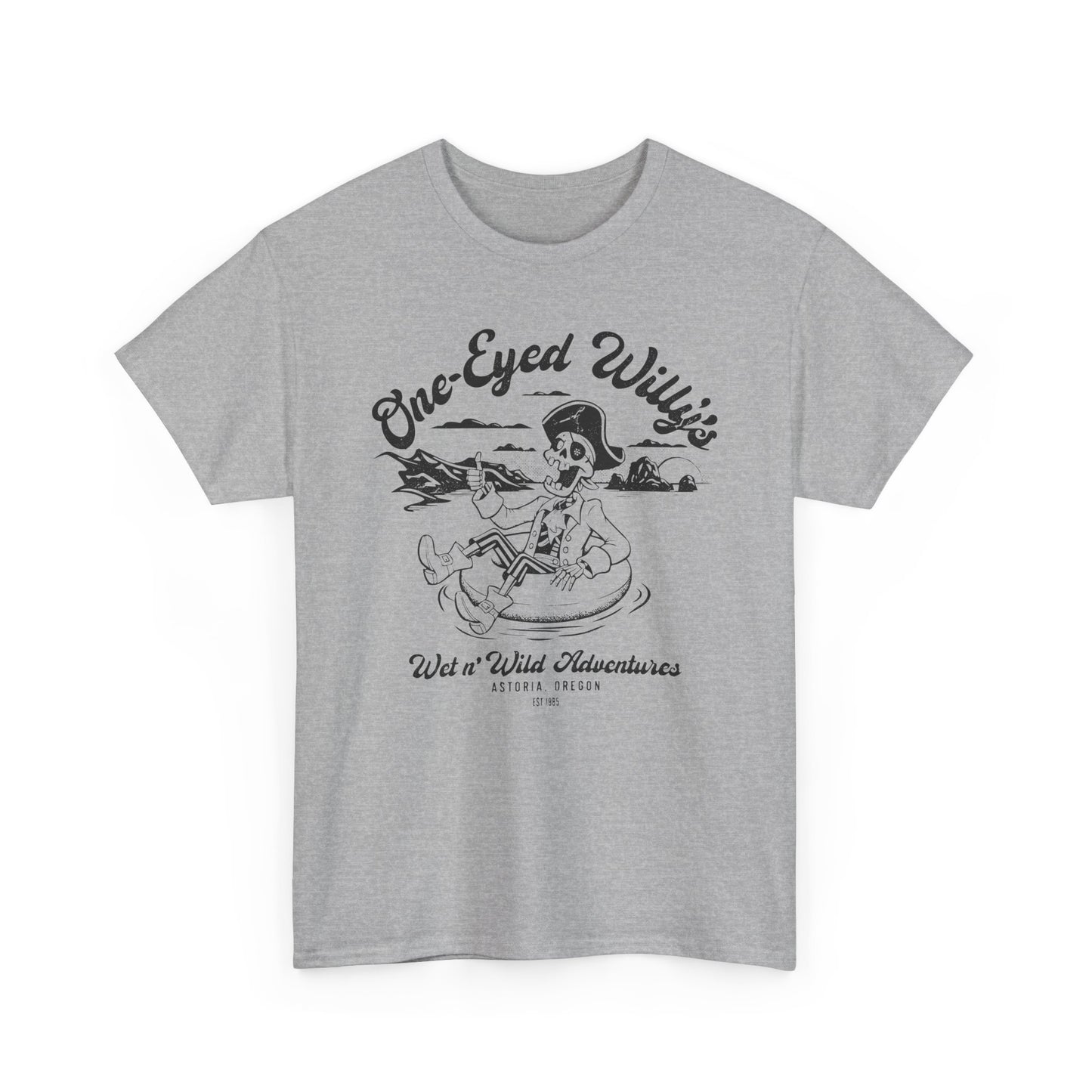 One-Eyed Willy's Wet n' Wild Adventures Goonies-inspired unisex t-shirt
