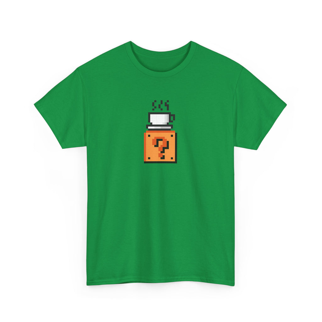 SuperMario-inspired "Caffeine power-up" unisex t-shirt