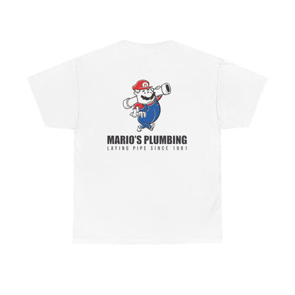 Marios Plumbing Laying Pipe Since 1981 - unisex mascot t-shirt