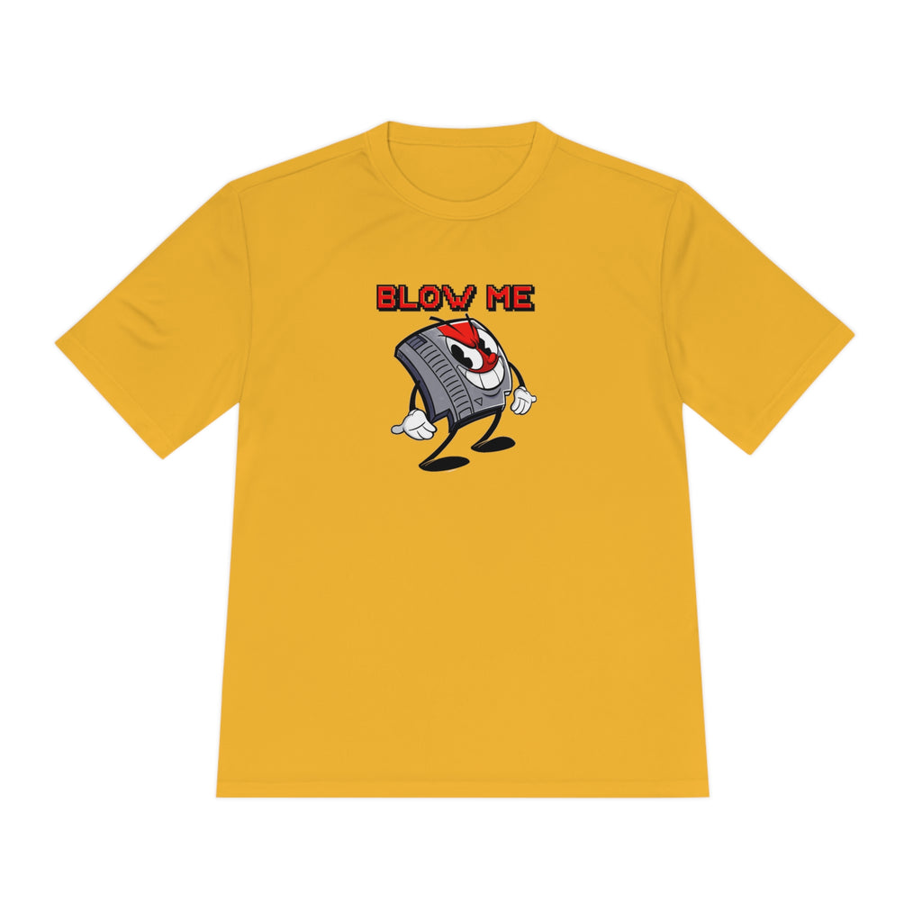 "Blow Me" classic NES video game cartridge inspired retro mascot t-shirt