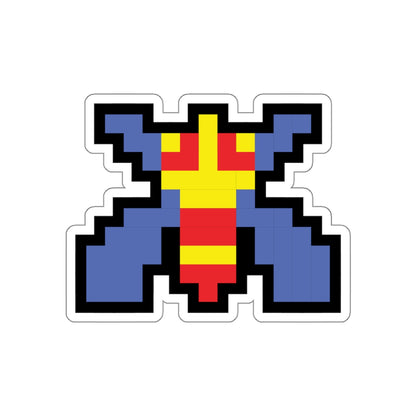 8-bit Legends: Galaga Bee die-cut stickers