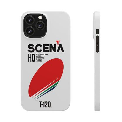 VHS Visions - retro Scena HQ T-120 VHS tape inspired slim iPhone cases