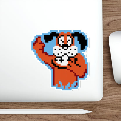 8-bit Legends: Duck Hunt "Flipping the Bird" die-cut stickers