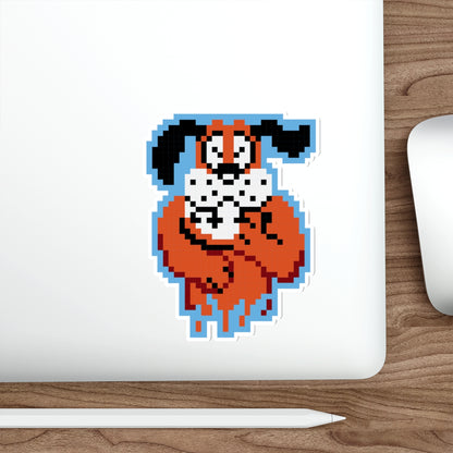 8-bit Legends: Duck Hunt Laughing Dog die-cut stickers