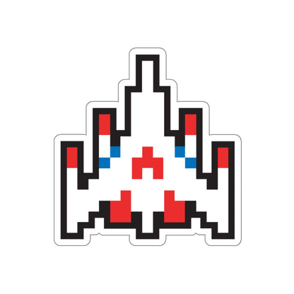 8-bit Legends: Galaga fighter die-cut stickers