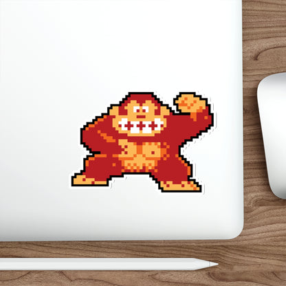 8-bit Legends: DonkeyKong die-cut stickers - Rerun Designs