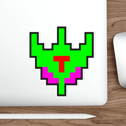 8-bit Legends: Galaga Bosconian Spy Ship die-cut stickers