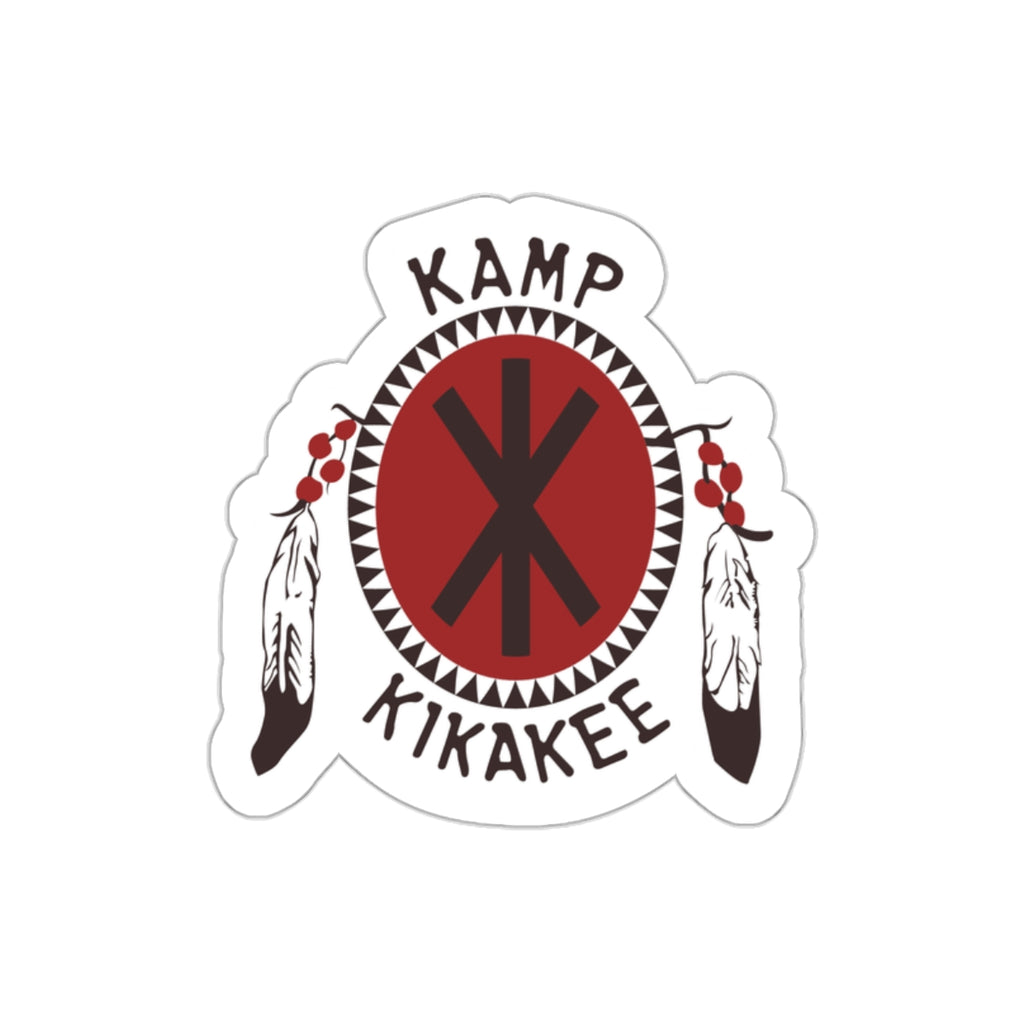 Ernest Goes to Camp movie inspired Kamp Kikakee summer camp die-cut sticker - Rerun Designs