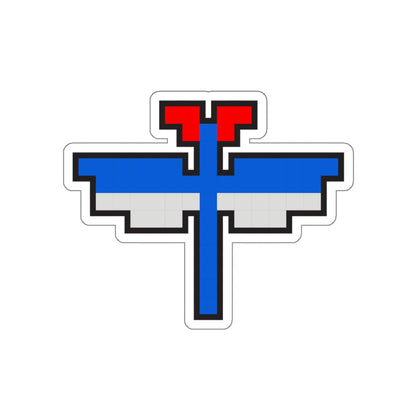 8-bit Legends: Galaga Dragonfly die-cut stickers