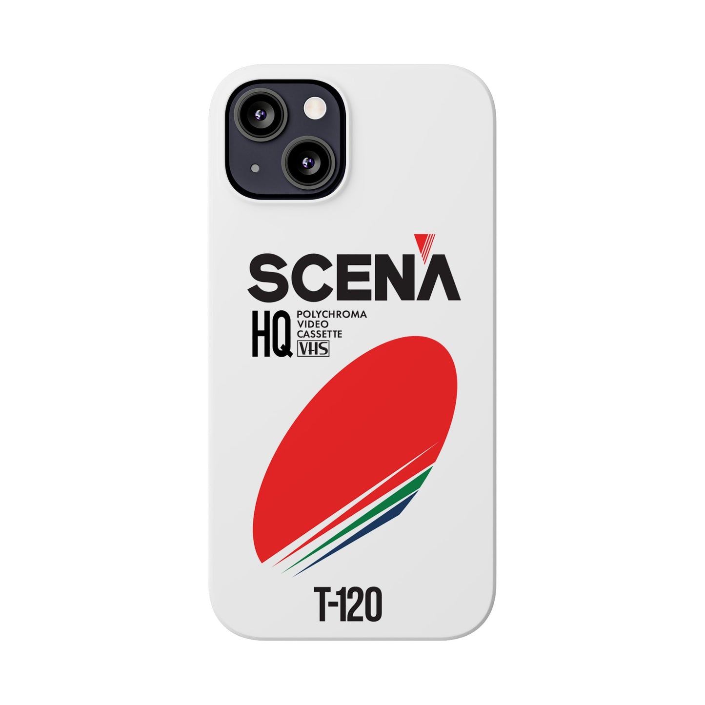 VHS Visions - retro Scena HQ T-120 VHS tape inspired slim iPhone cases