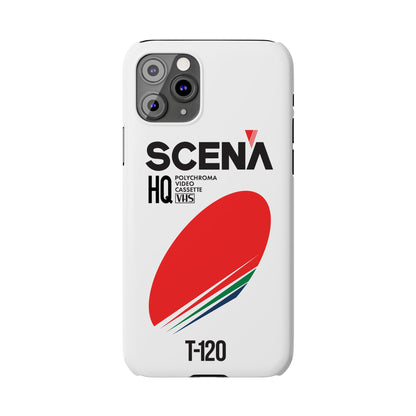 VHS Visions - retro Scena HQ T-120 VHS tape inspired slim iPhone cases