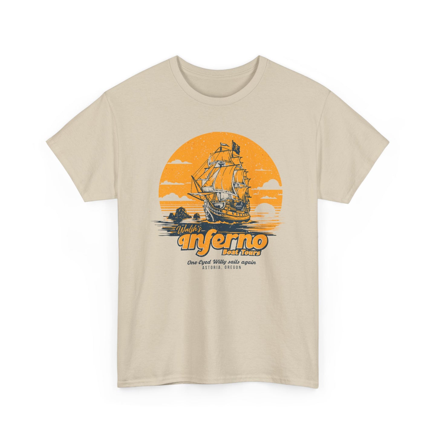 Walsh's Inferno Boat Tours Goonies-inspired unisex t-shirt