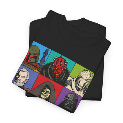 Villains of the Galaxy - Star Wars villains unisex t-shirt