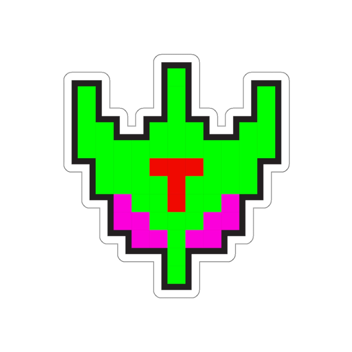 8-bit Legends: Galaga Bosconian Spy Ship die-cut stickers