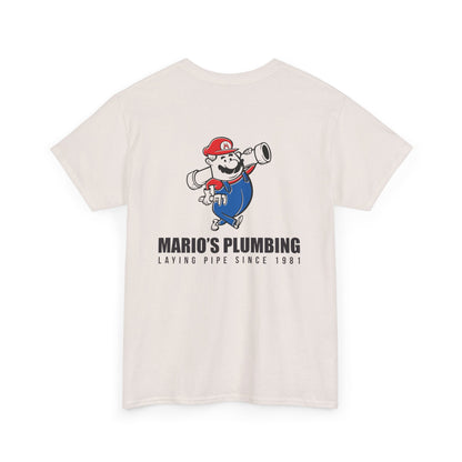 Marios Plumbing Laying Pipe Since 1981 - unisex mascot t-shirt