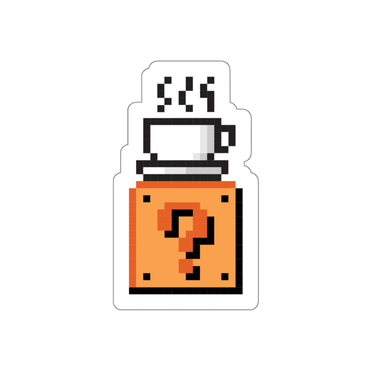 Caffeine power-up stickers