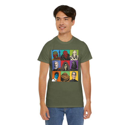 Villains of the Galaxy - Star Wars villains unisex t-shirt