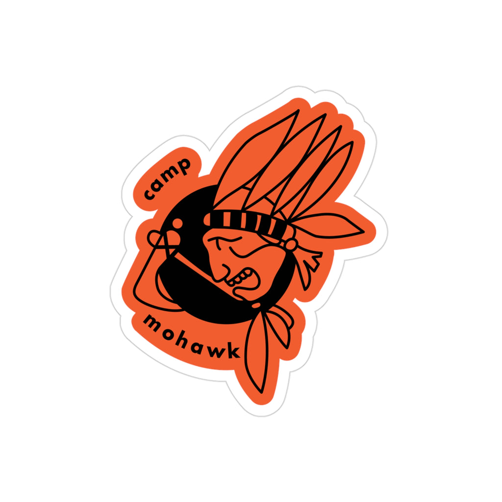 Meatballs movie inspired Camp Mohawk summer camp die-cut stickers - Rerun Designs