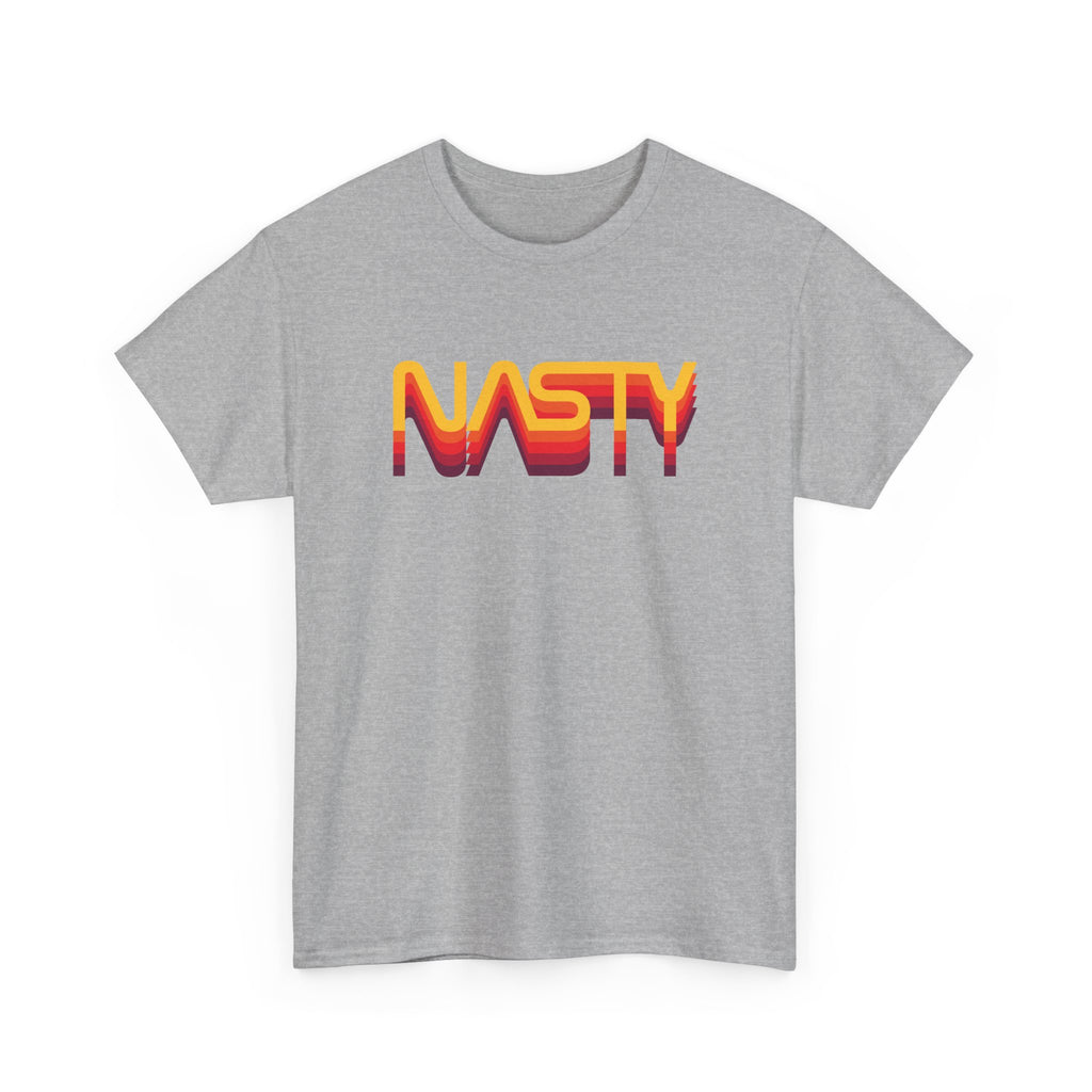 NASTY vintage sunset vibes NASA logo inspired t-shirt