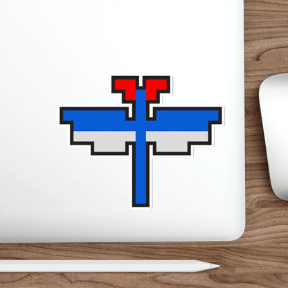 8-bit Legends: Galaga Dragonfly die-cut stickers