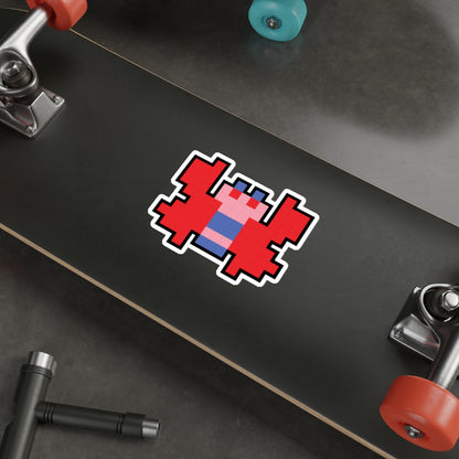 8-bit Legends: Galaga Butterfly die-cut stickers
