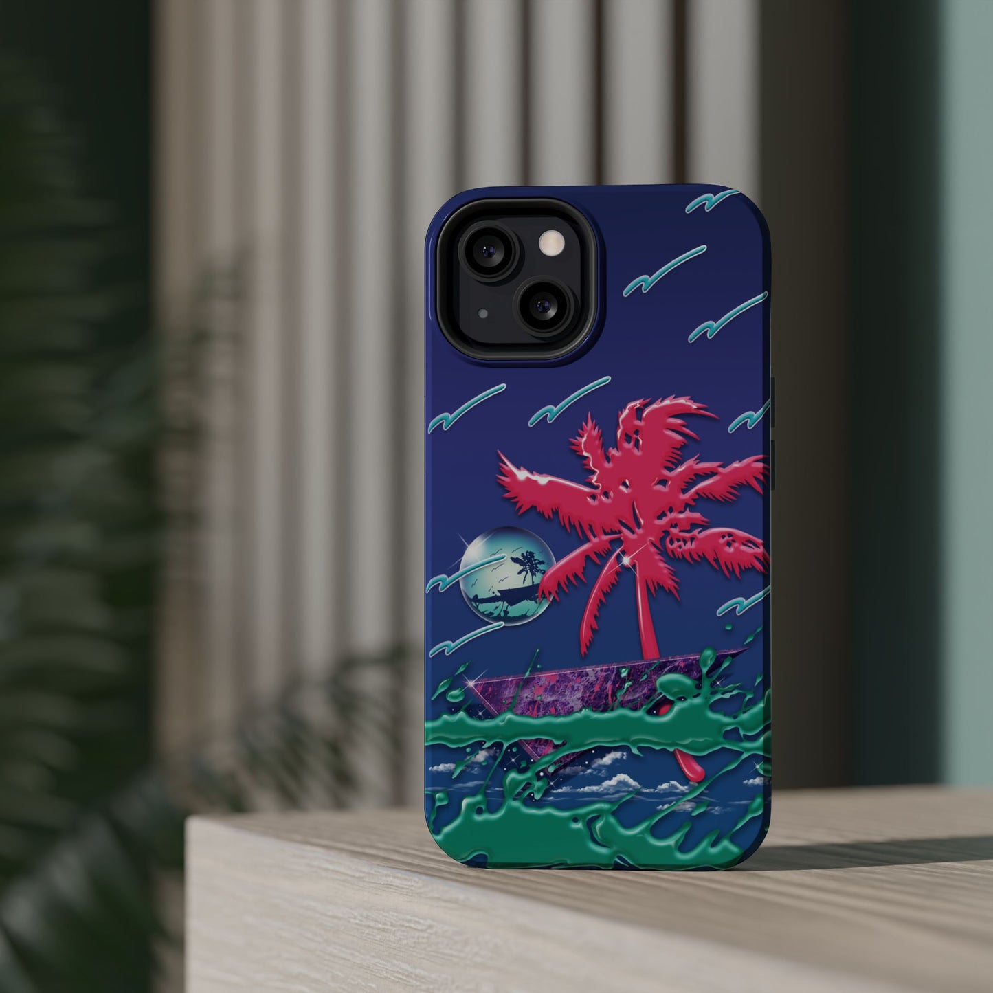 Pink Palm - Trapper Keeper inspired tough MagSafe® iPhone cases