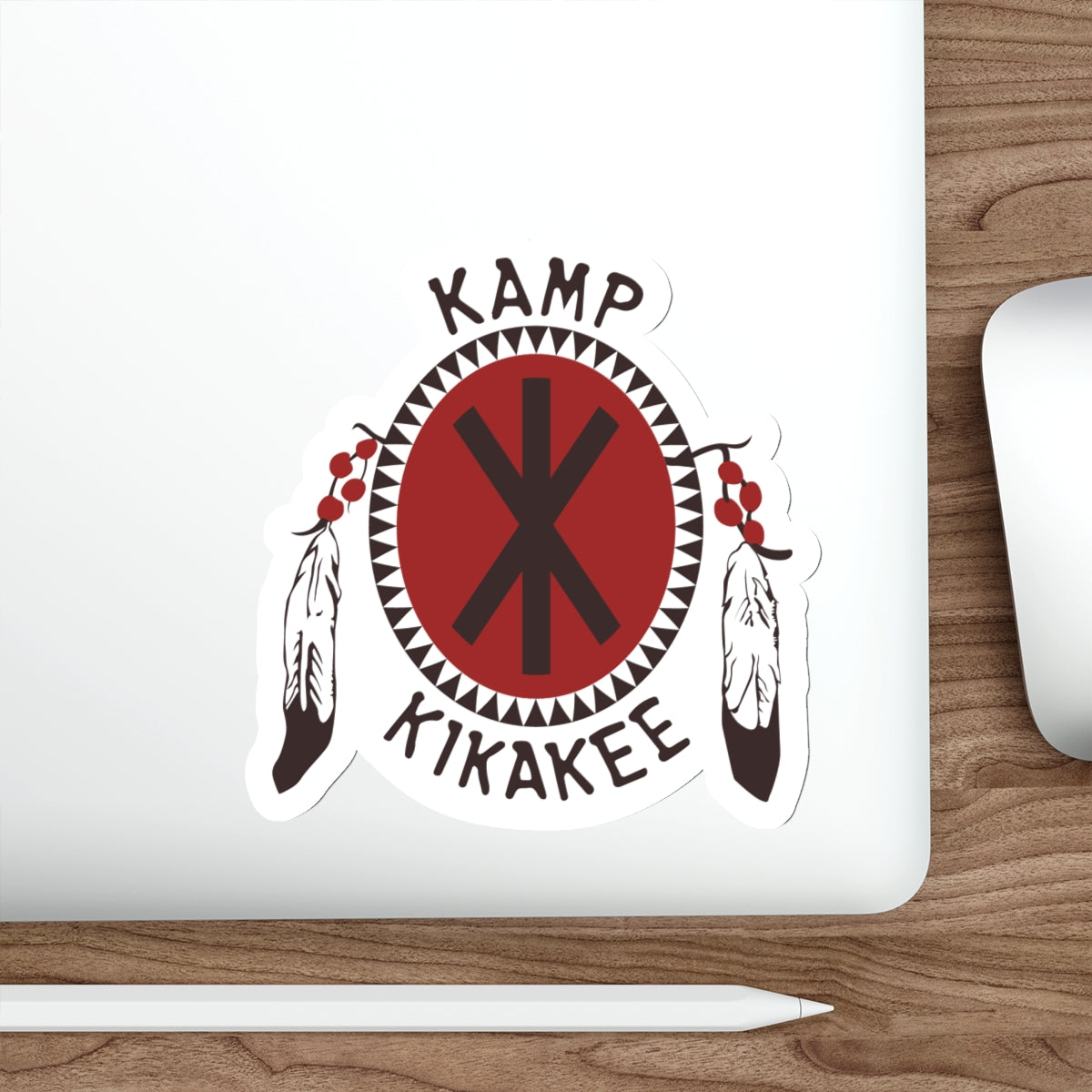 Ernest Goes to Camp movie inspired Kamp Kikakee summer camp die-cut sticker - Rerun Designs