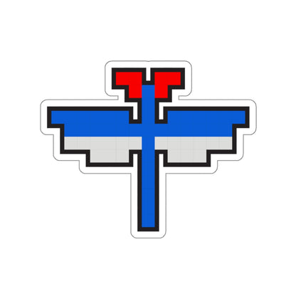 8-bit Legends: Galaga Dragonfly die-cut stickers