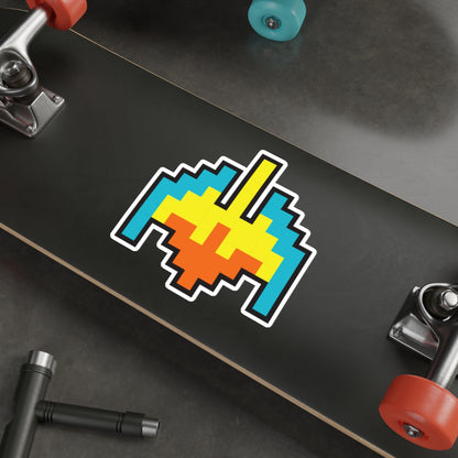 8-bit Legends: Galaga Galaxian Flagship die-cut stickers