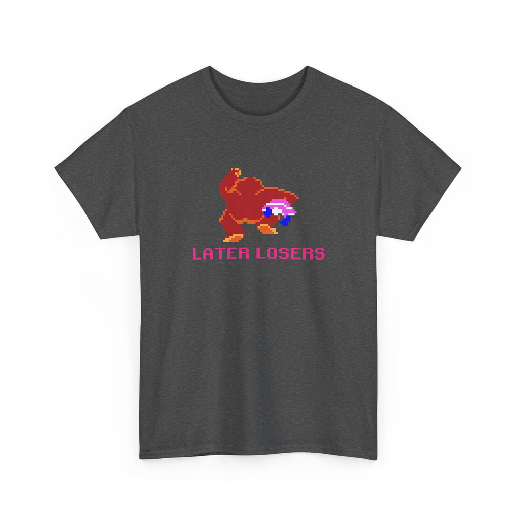 8-bit Legends: DonkeyKong "LATER LOSERS" unisex t-shirt