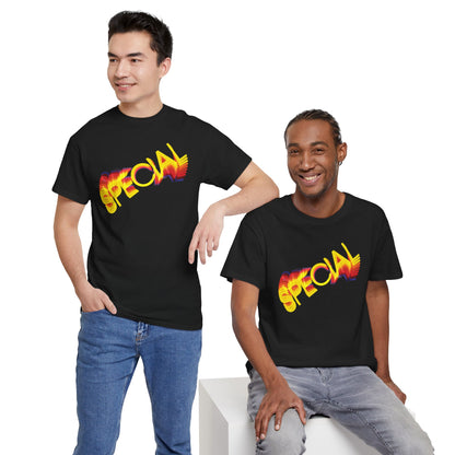 "SPECIAL" retro rainbow 1970s & 1908s CBS TV special inspired - unisex t-shirt