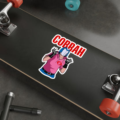 GI Joe Cobra Commander inspired  "Cobrah" die-cut vinyl sticker - Rerun Designs