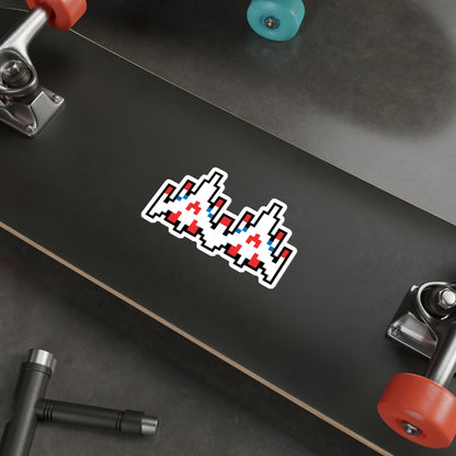 8-bit Legends: Galaga Dual Fighter die-cut stickers