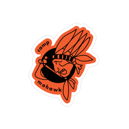 Meatballs movie inspired Camp Mohawk summer camp die-cut stickers - Rerun Designs