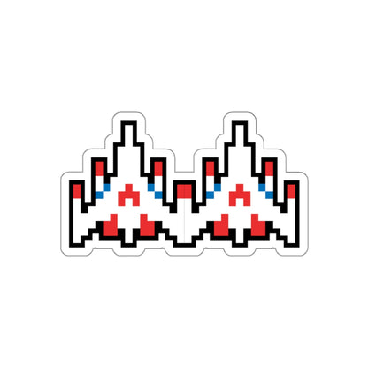 8-bit Legends: Galaga Dual Fighter die-cut stickers