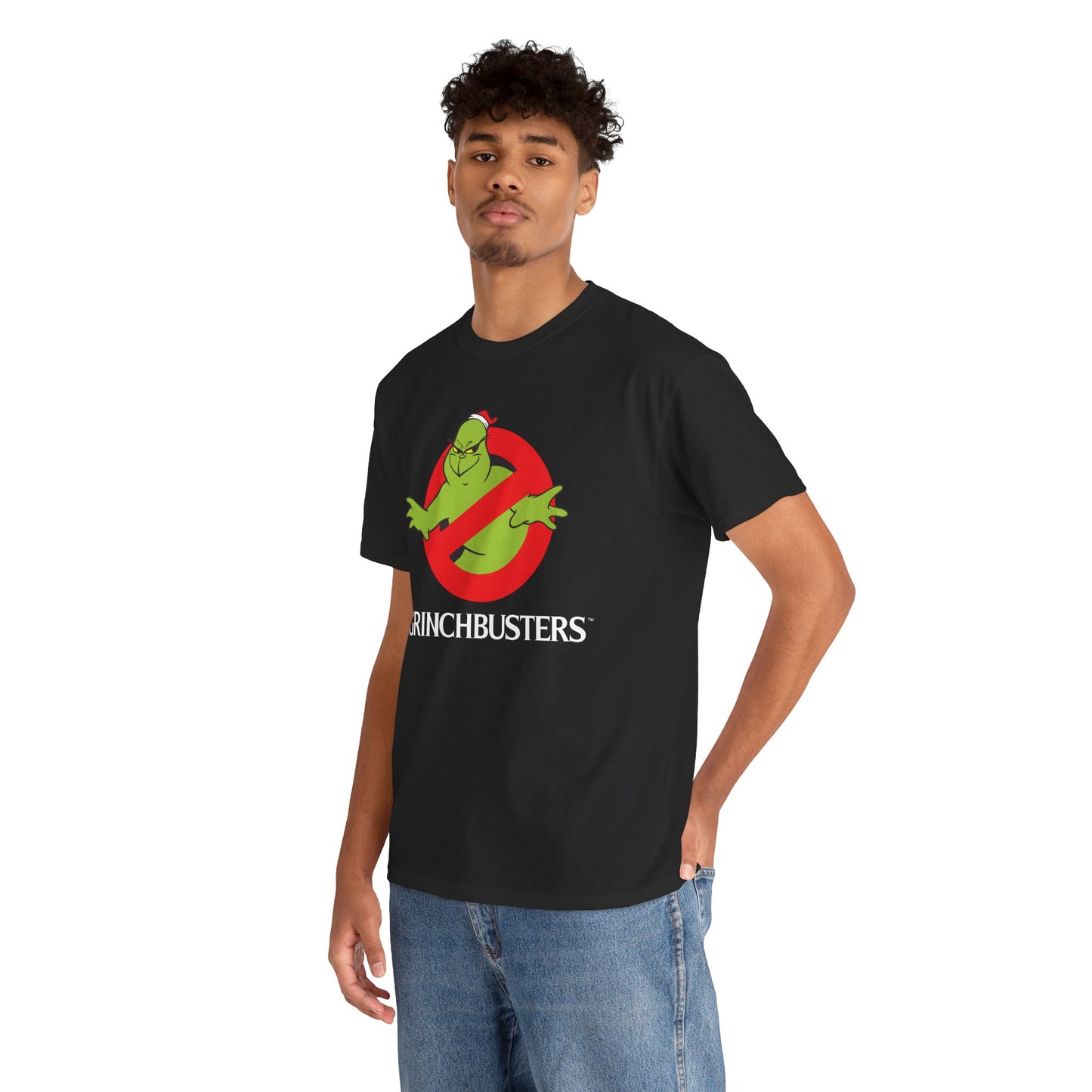 Grinchbusters - Grinch-inspired Christmas unisex t-shirt