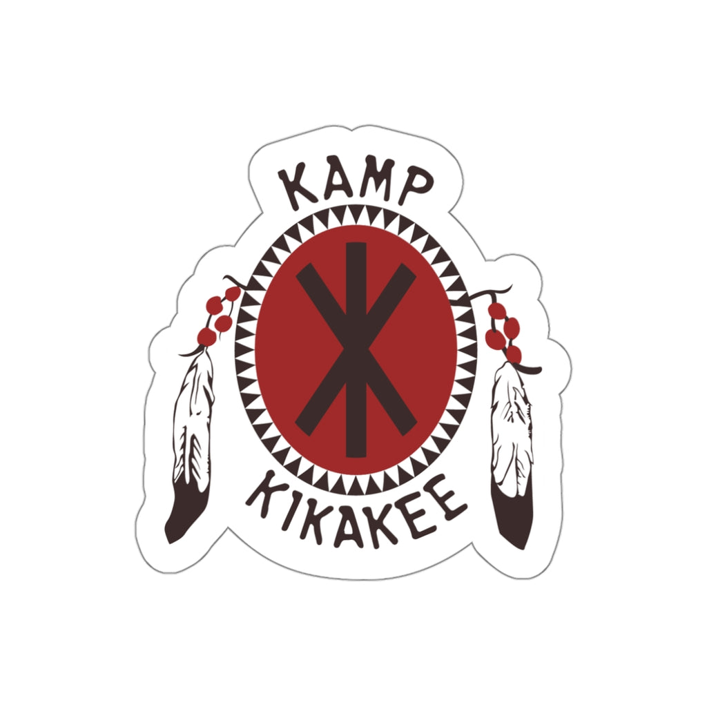 Ernest Goes to Camp movie inspired Kamp Kikakee summer camp die-cut sticker - Rerun Designs