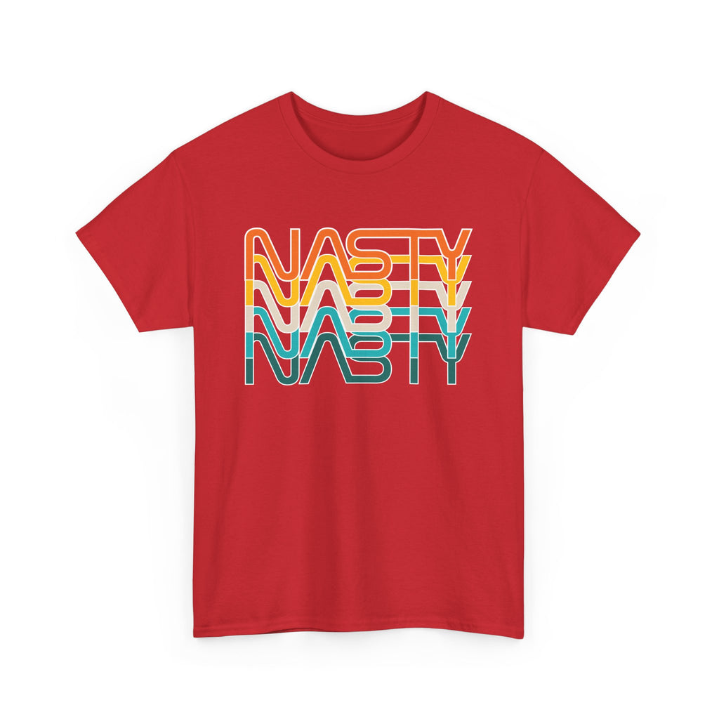 NASTY offset vintage NASA logo inspired t-shirt