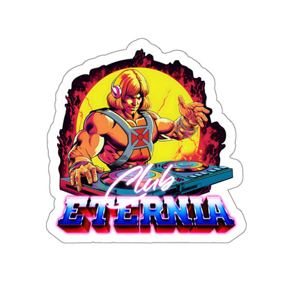 He-Man Masters of the Universe inspired "Club Eternia" die-cut vinyl stickers - Rerun Designs