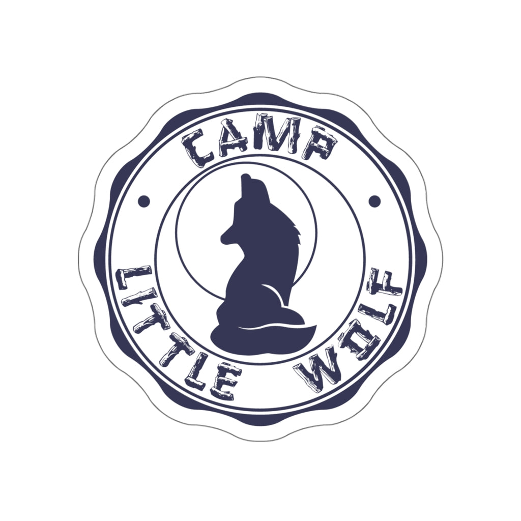 Little Darlings movie inspired Camp Little Wolf summer camp die-cut stickers - Rerun Designs