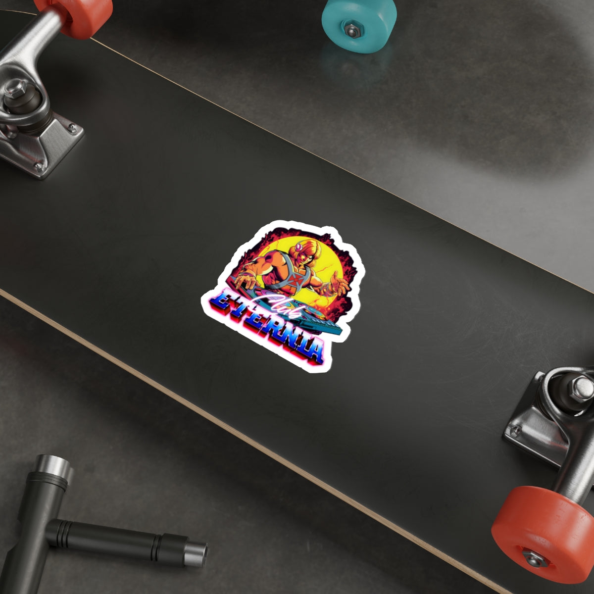 He-Man Masters of the Universe inspired "Club Eternia" die-cut vinyl stickers - Rerun Designs