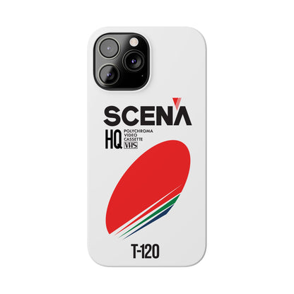 VHS Visions - retro Scena HQ T-120 VHS tape inspired slim iPhone cases