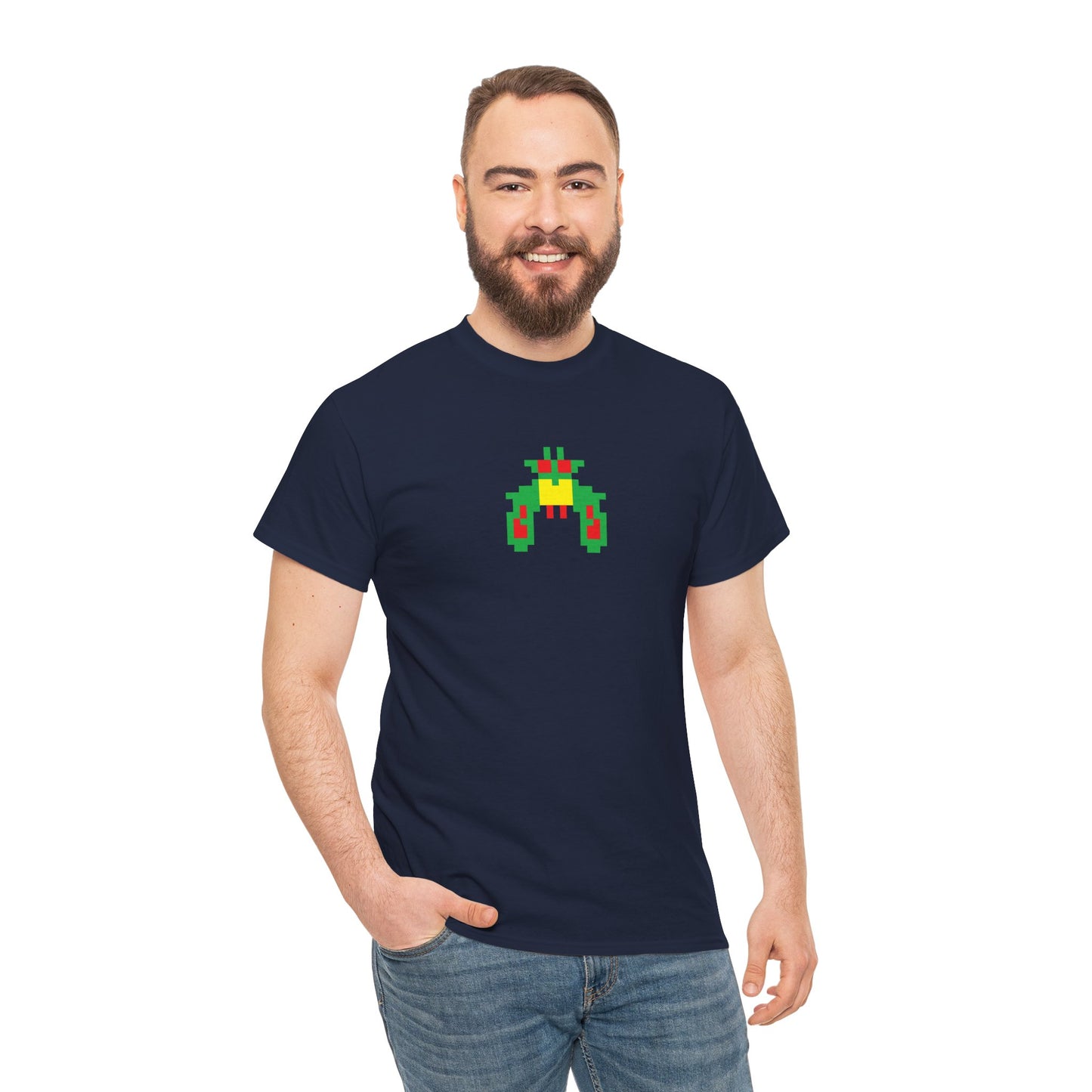 8-bit Legends: Galaga Green Boss unisex t-shirt