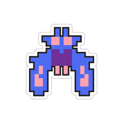 8-bit Legends: Galaga Purple Boss die-cut stickers