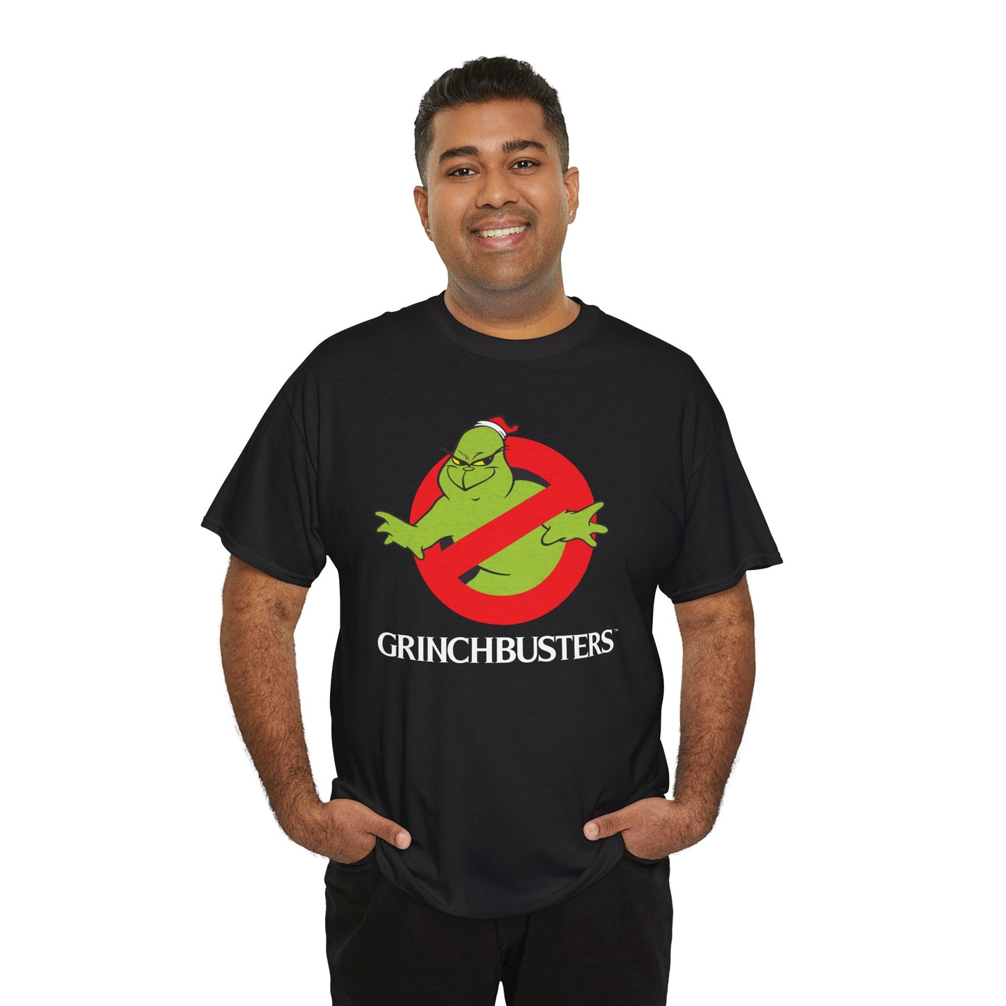 Grinchbusters - Grinch-inspired Christmas unisex t-shirt