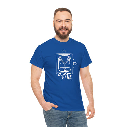 Back to the Future movie inspired "Zero Flux Given" flux capacitor unisex cotton t-shirt