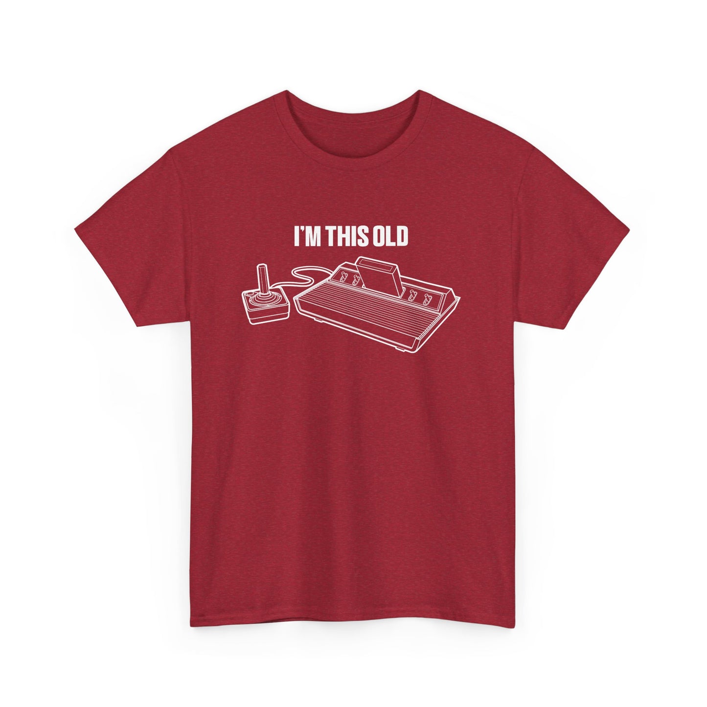 I'm this old - vintage gaming console unisex tshirt