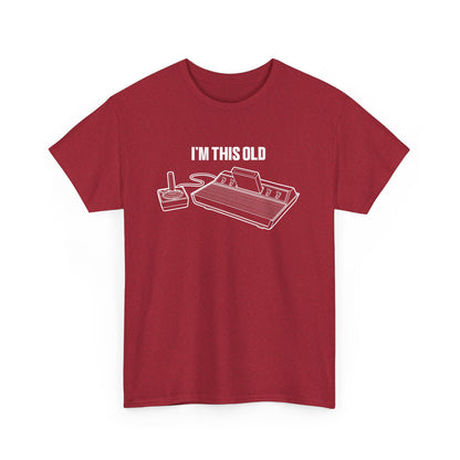 I'm this old - vintage gaming console unisex tshirt