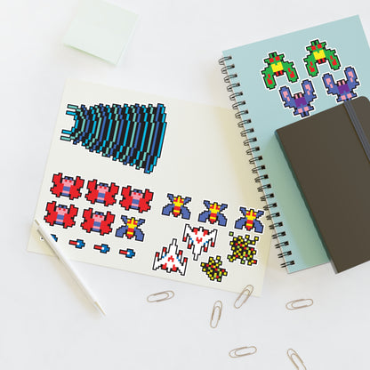 8-bit Legends: Galaga Sticker Set