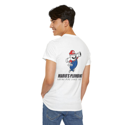 Marios Plumbing Laying Pipe Since 1981 - unisex mascot t-shirt